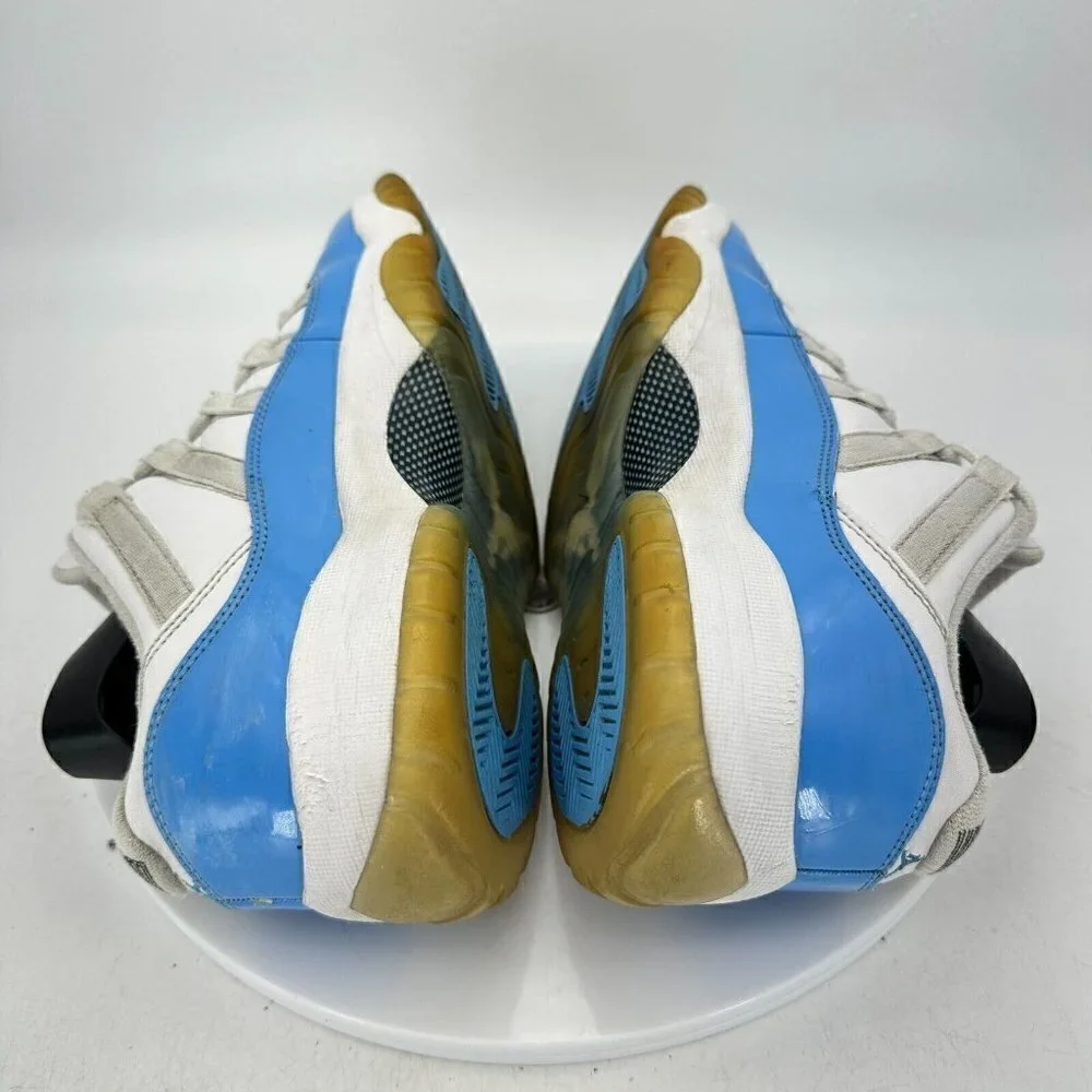 Nike Air Jordan Retro 11 Low UNC Youth Size 6.5Y 528896-106 Blue White Shoes